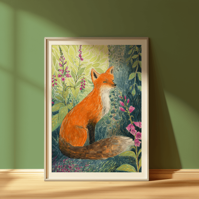 Among the Foxgloves | Print