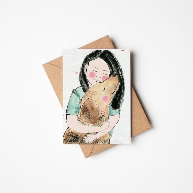 For the love of a dog | A6 Card