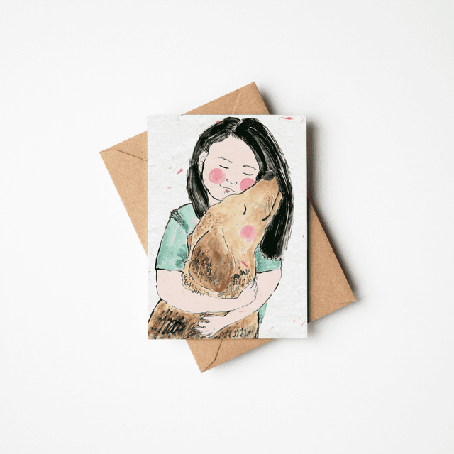 For the love of a dog | A6 Card